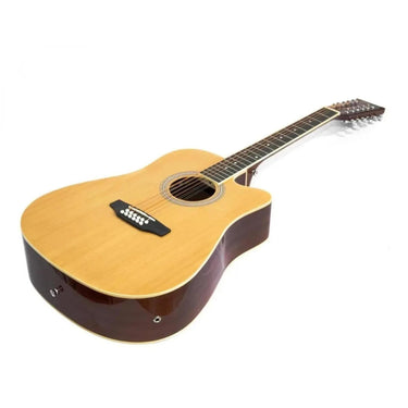Guitarra Texana Segovia Electroacustica Con Afinador 12 Cuerdas Sgc12nta